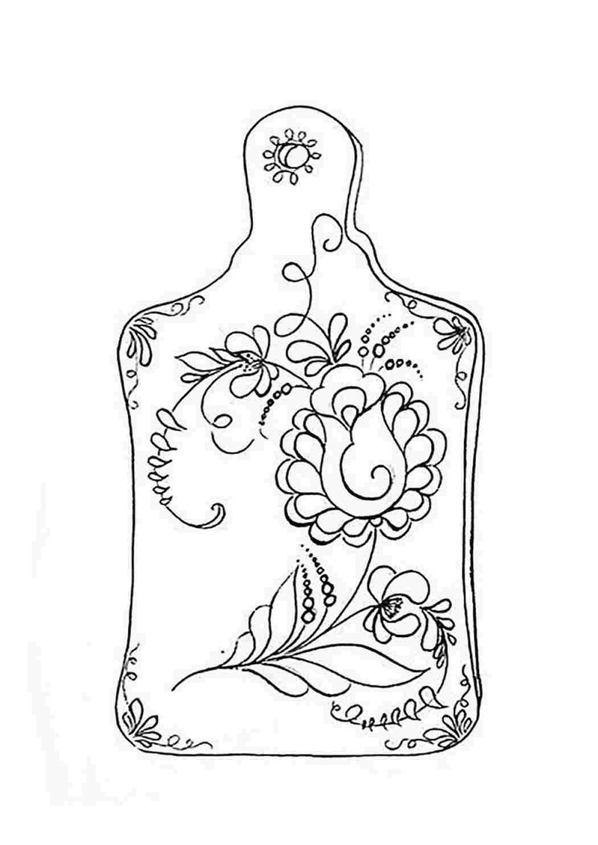 Жар птица раскраска