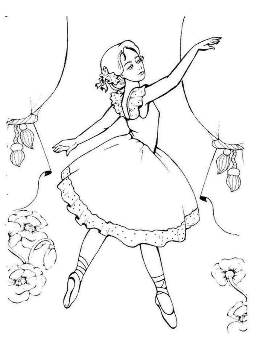 Балет Золушка с с Прокофьев раскраска