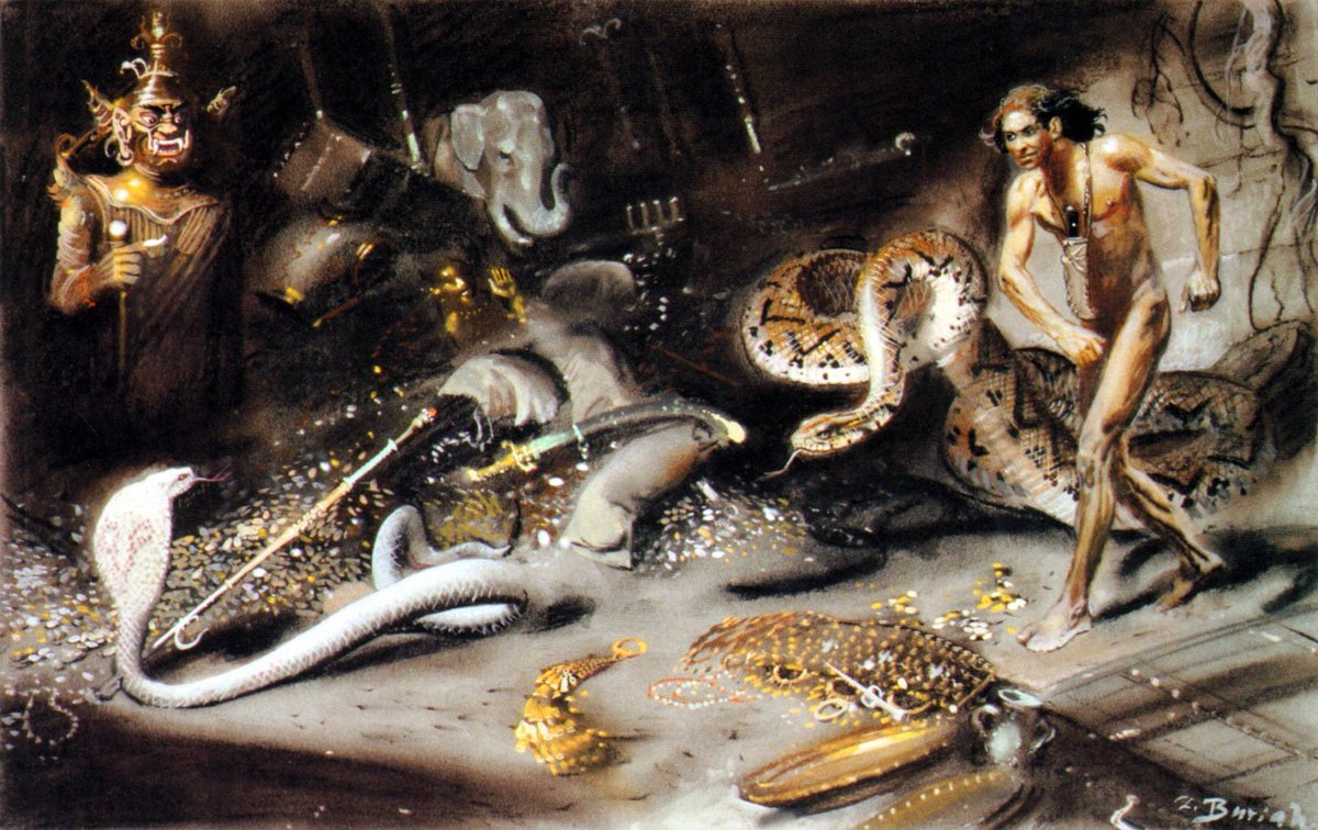 Зденек Буриан иллюстрации