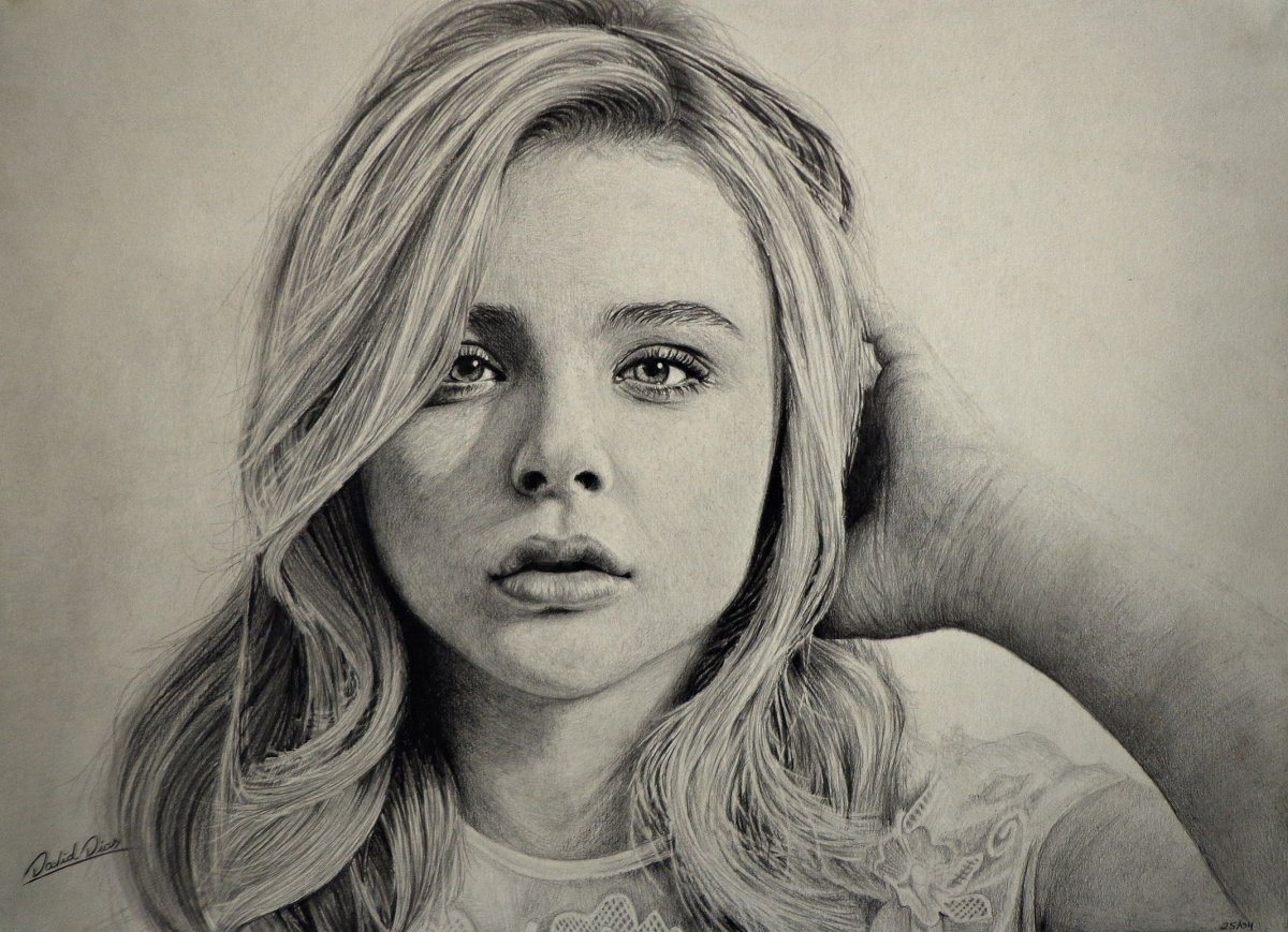 Натали Портман рисунок