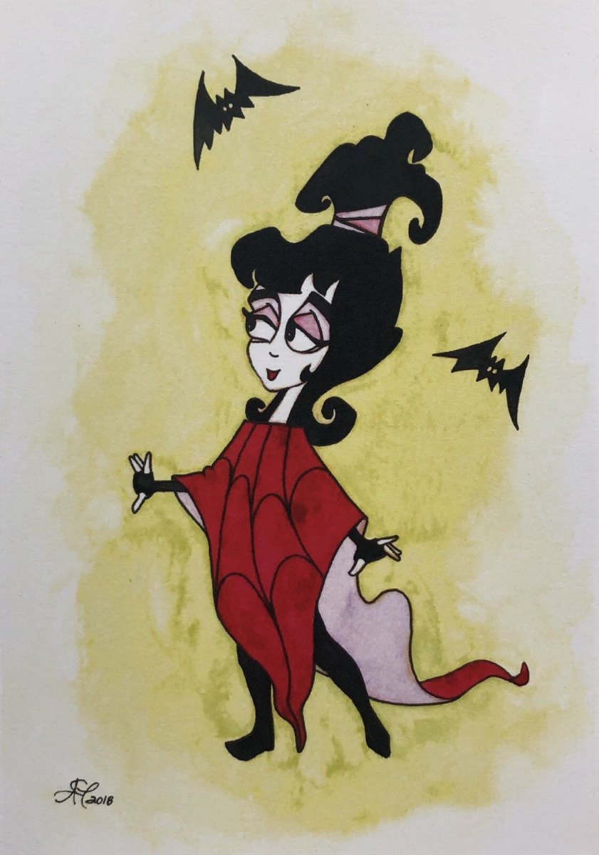 Битлджус и Лидия арт