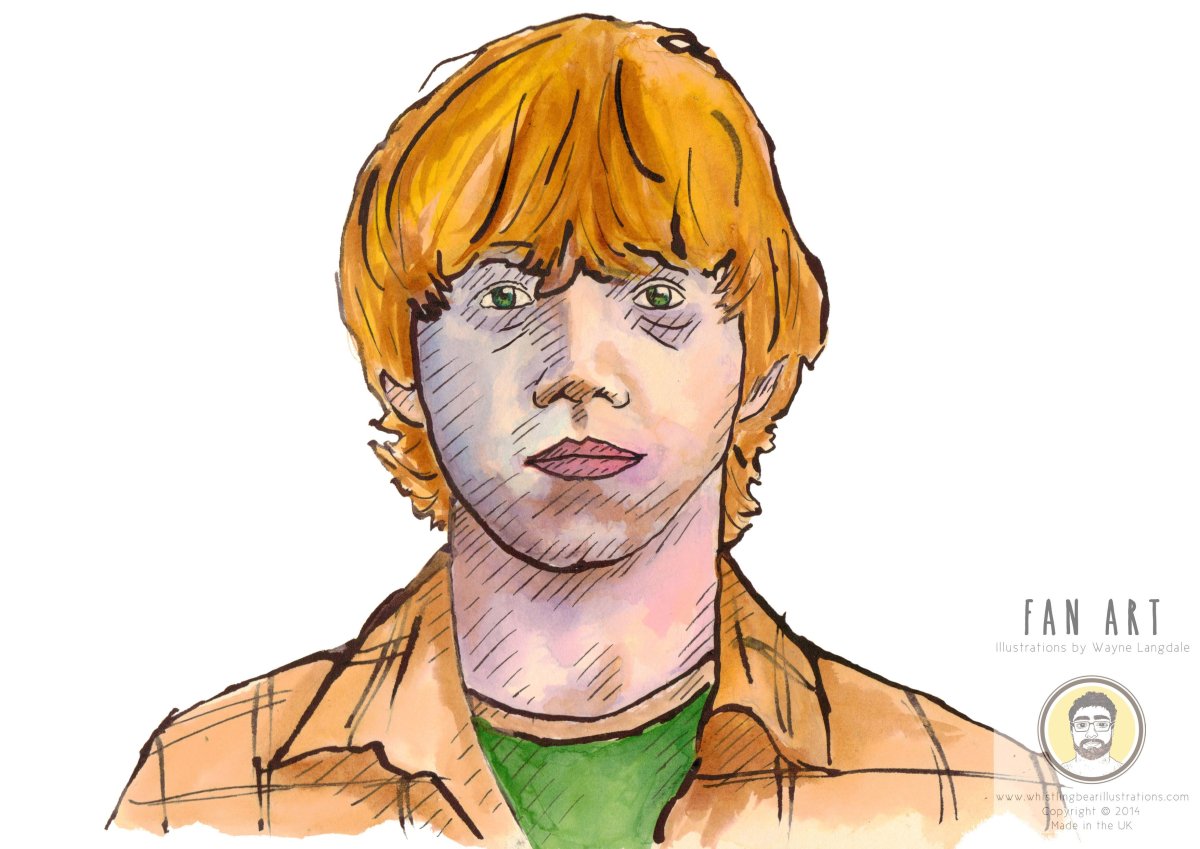 Рон Уизли для срисовки