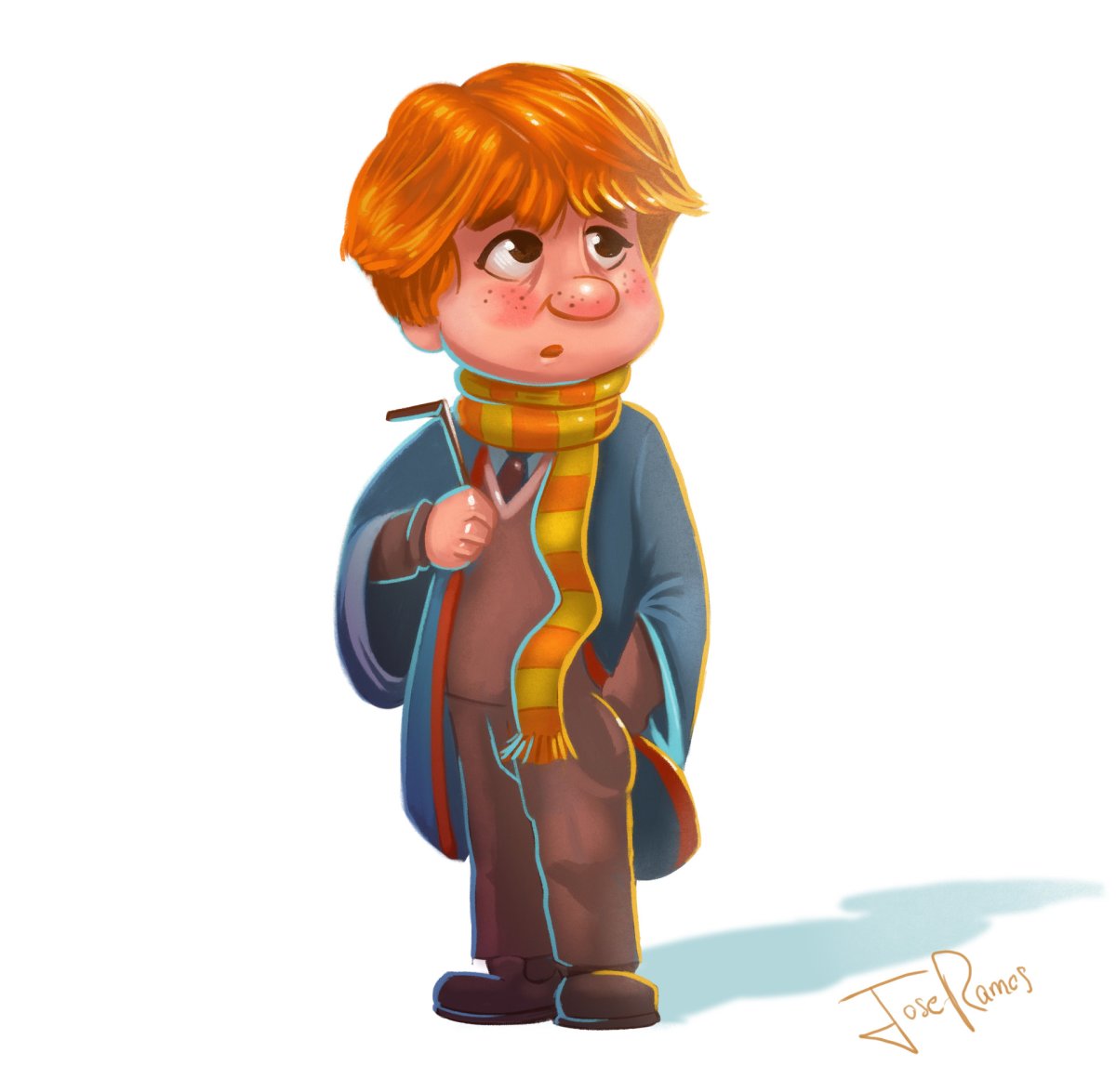 Рон Уизли раскраска