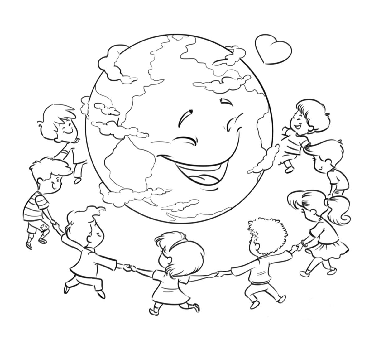 Раскраски к сказке Цветик- семицветик Катаев