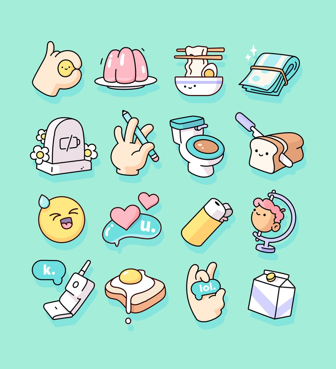 Стикеры для распечатки