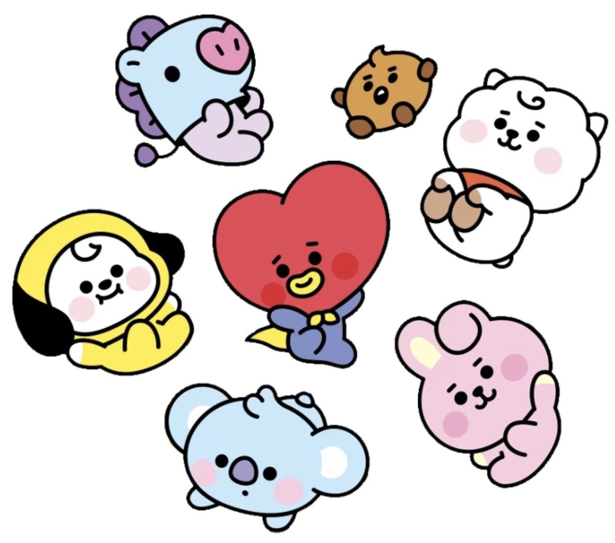 Bt21 BTS Стикеры