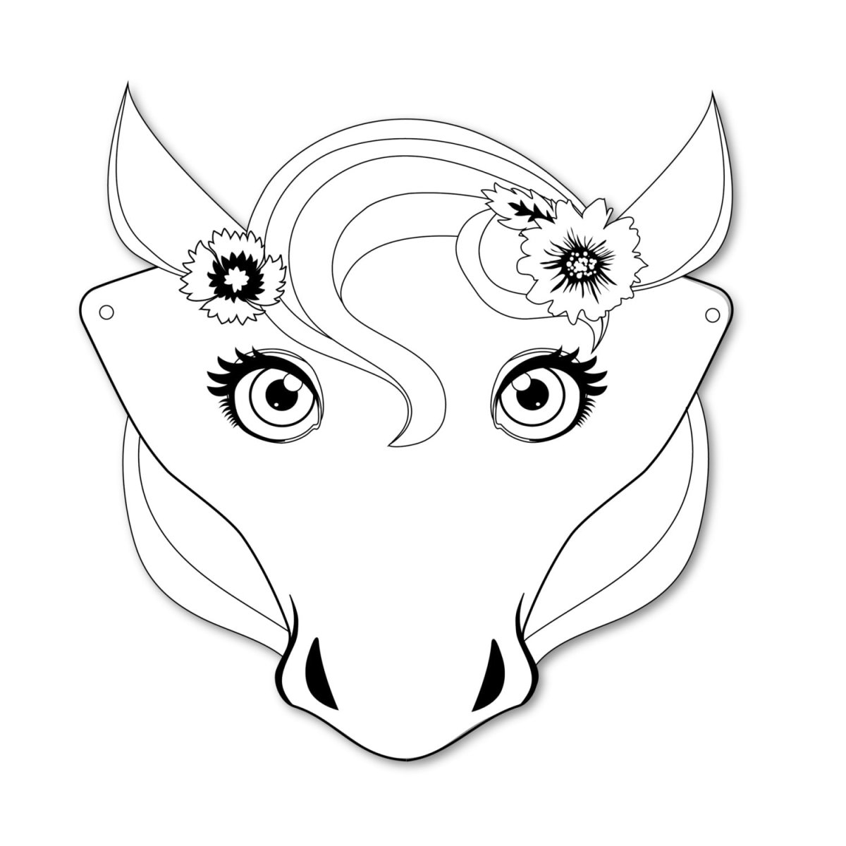 Детская маска Единорог