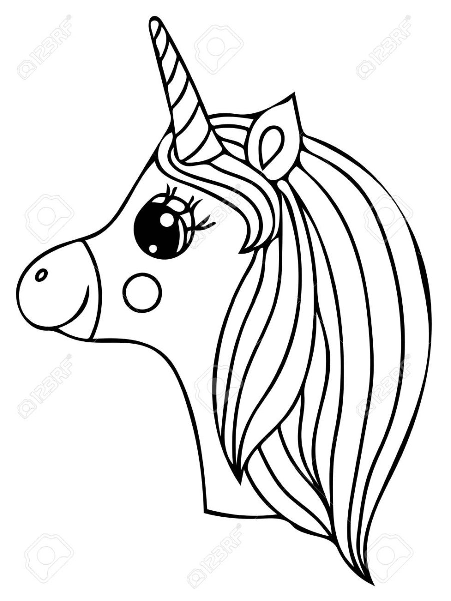 Раскраска Единороги