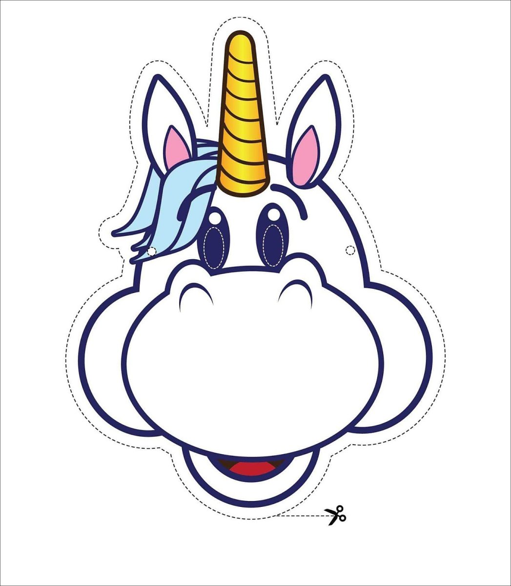 Карнавальная маска Единорог