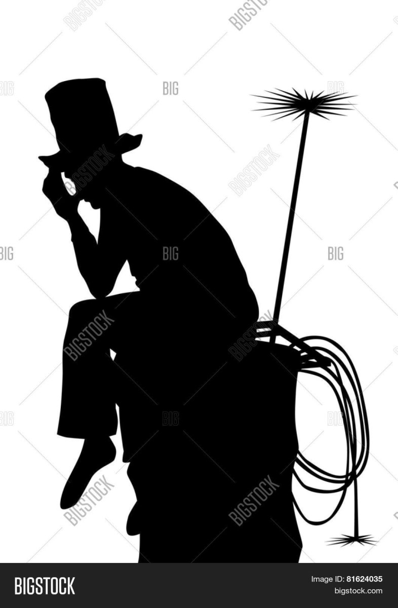 Трубочист раскраска