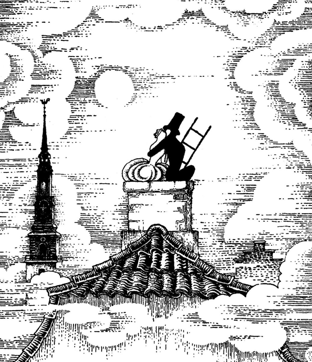 Chimney sweeping мультяшный
