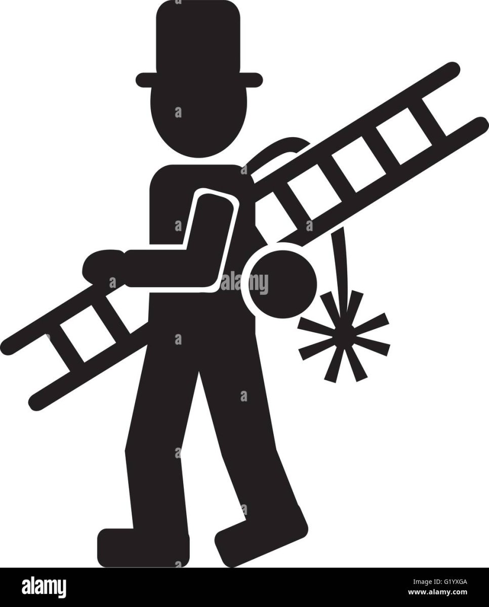 Трубочист рисунок