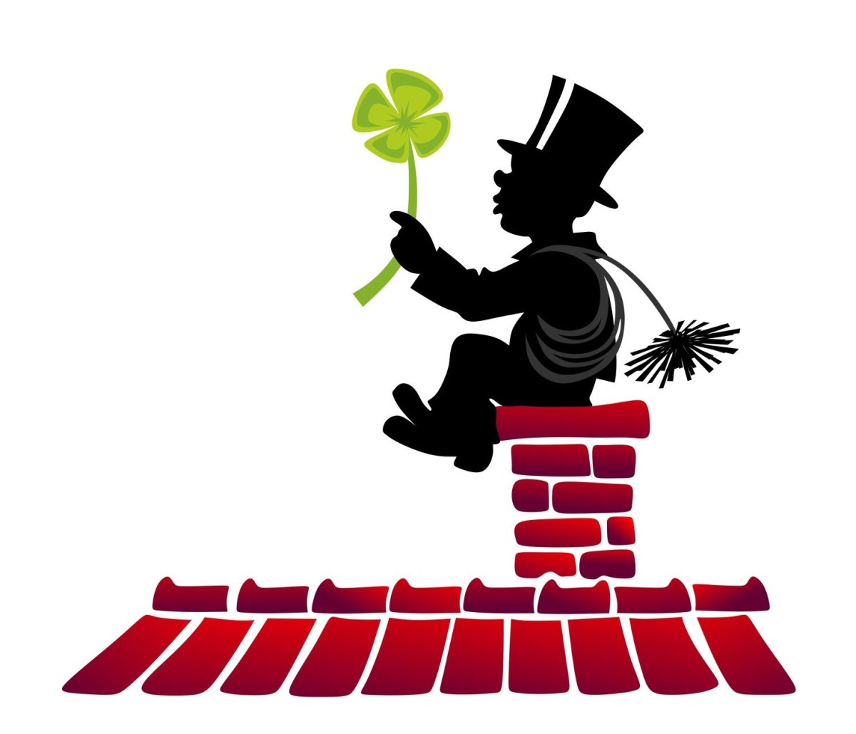 Трубочист силуэт