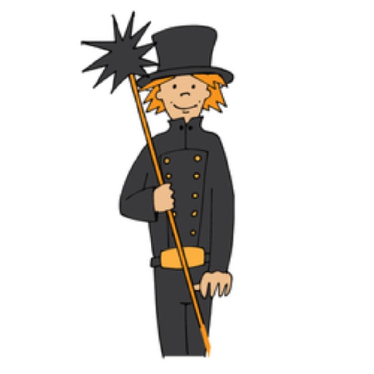 Трубочист иллюстрация