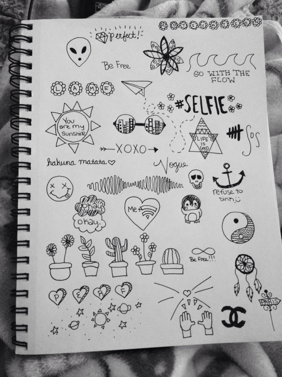 Красивые рисуночки ручкой маленькие