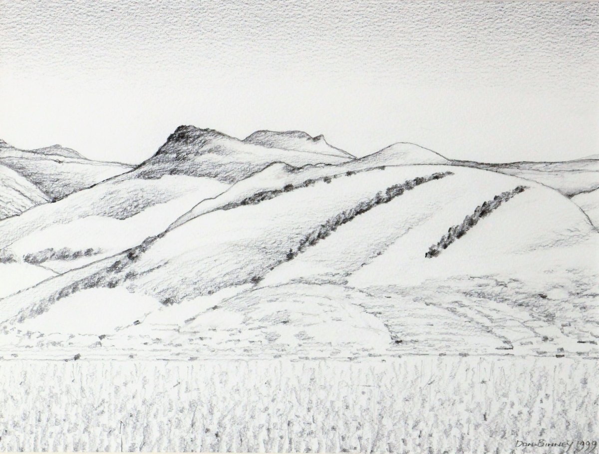 Холмы эскиз