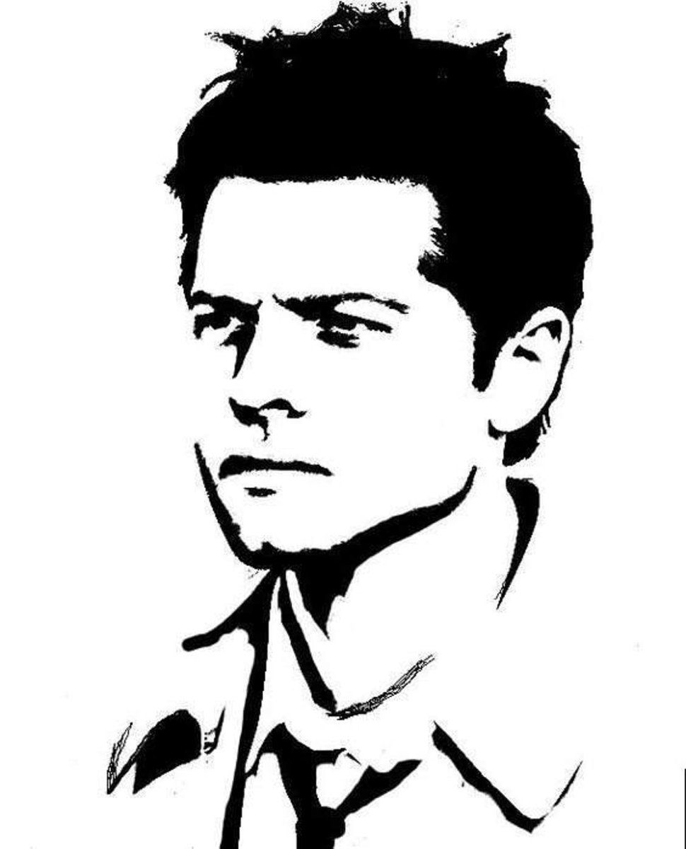 Дин Винчестер силуэт