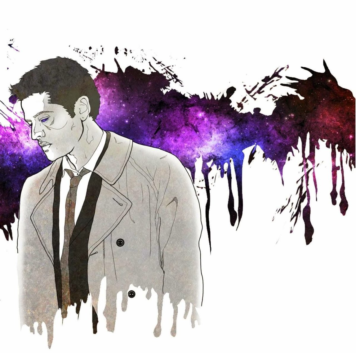 Кастиэль сверхъестественное плакат