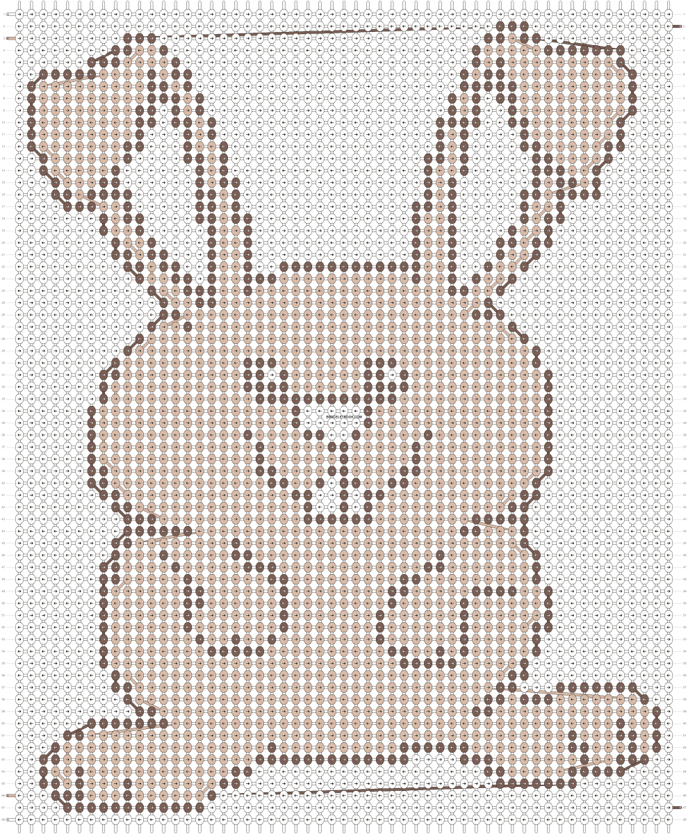 Заяц по клеточкам