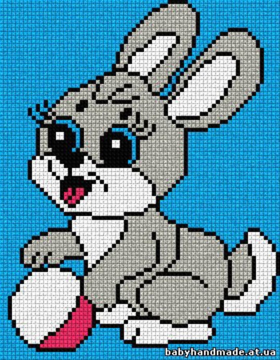 Кирпичный стежок схемы