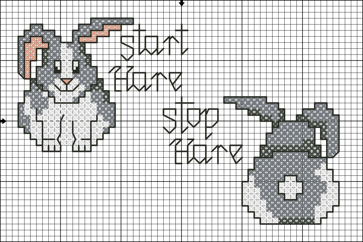 Рисунки по клеточкам персонажи