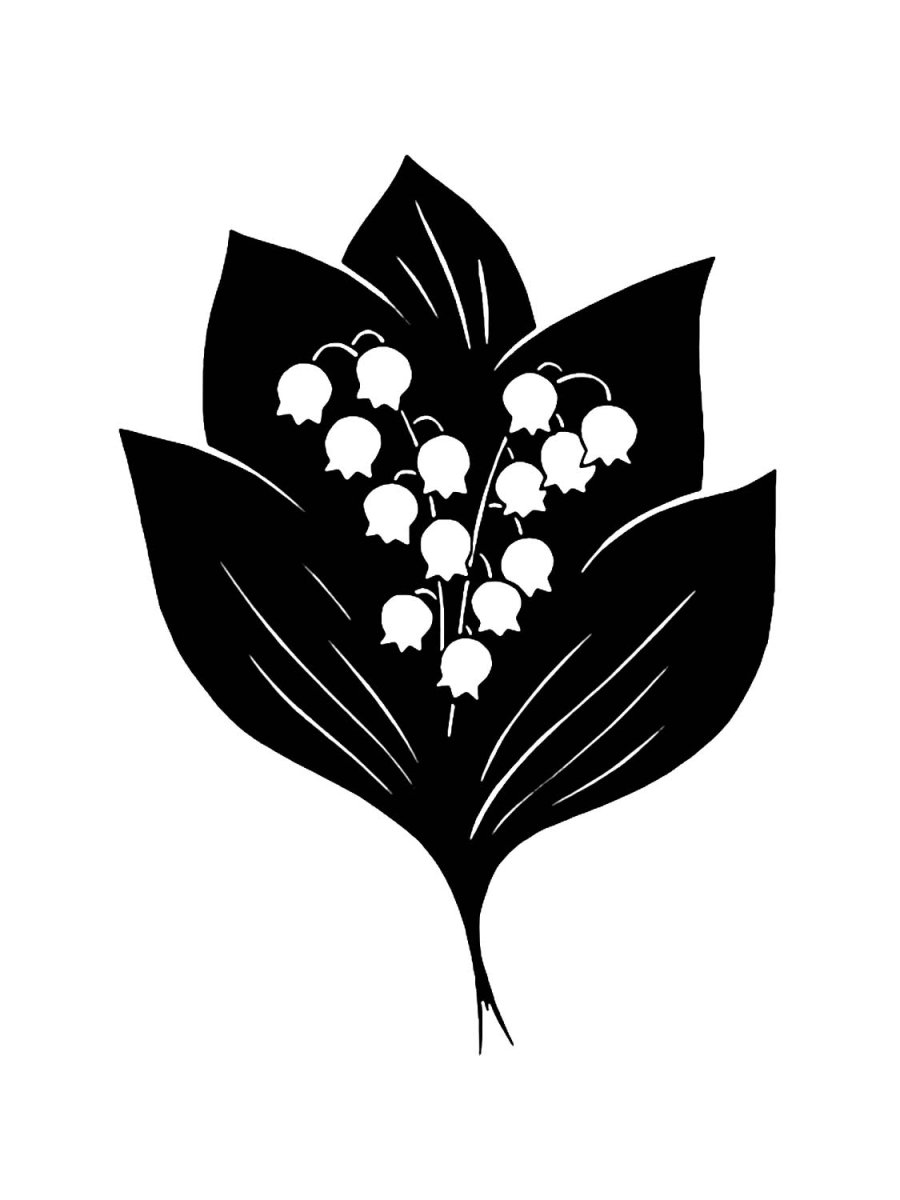 Ландыш Майский разукрашка