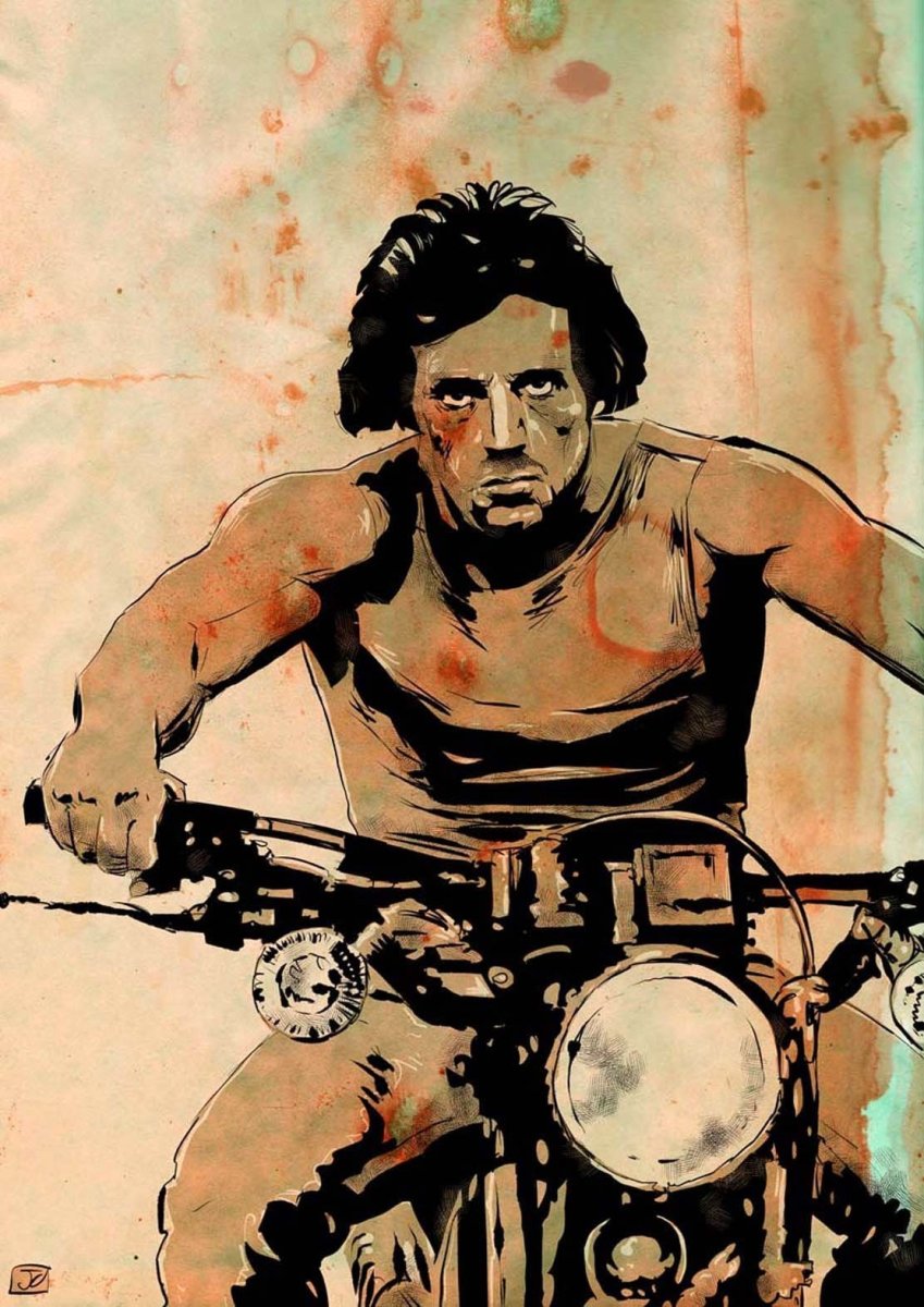 Джон Рэмбо рисунки