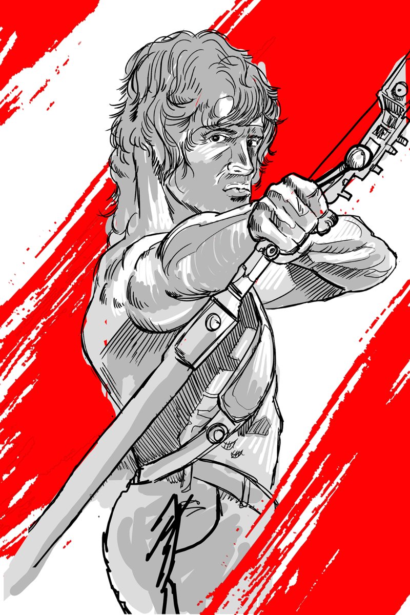 Сильвестр Сталлоне портрет