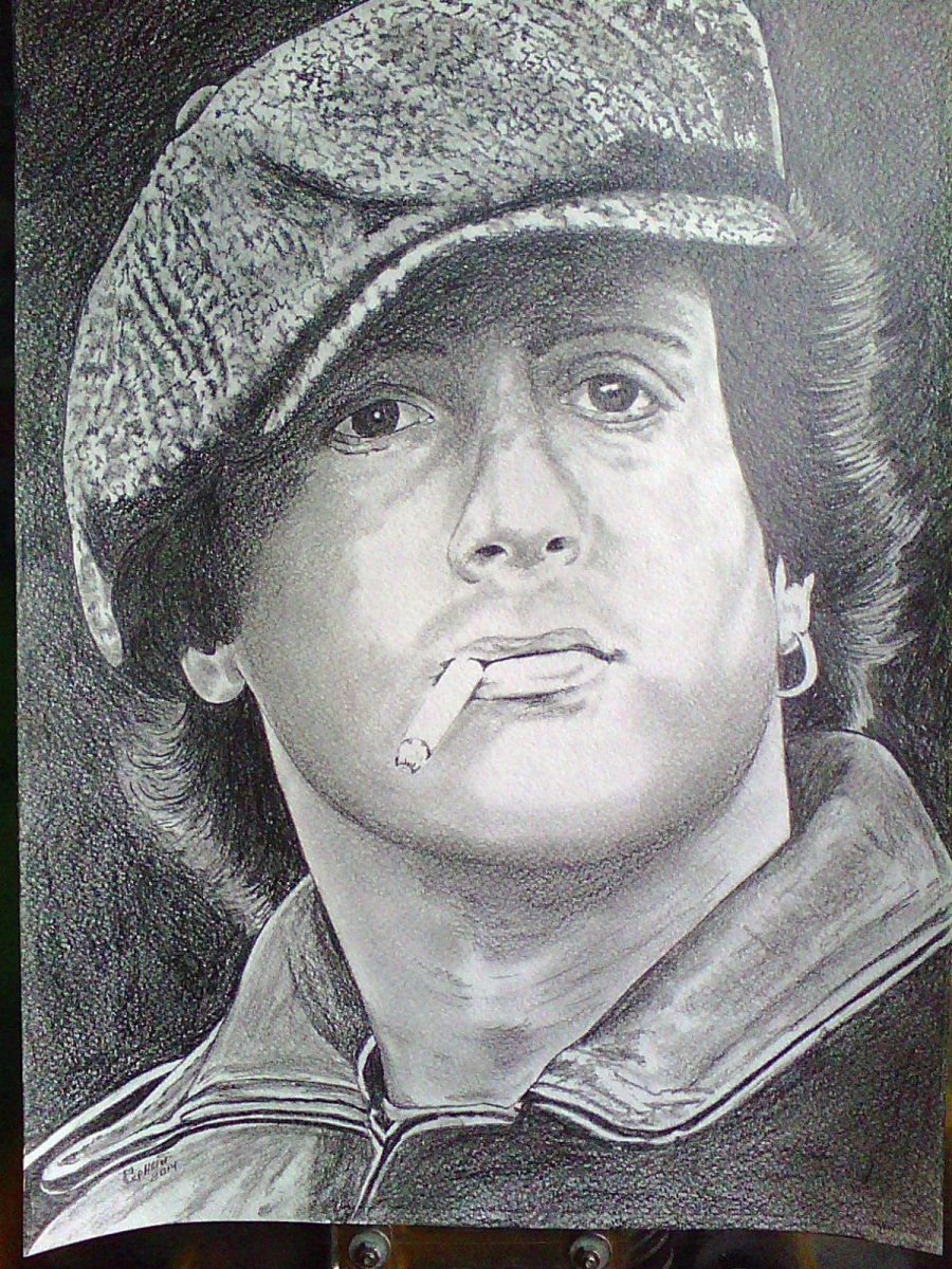 Плакат Сильвестр Сталлоне Рэмбо 1 кровь