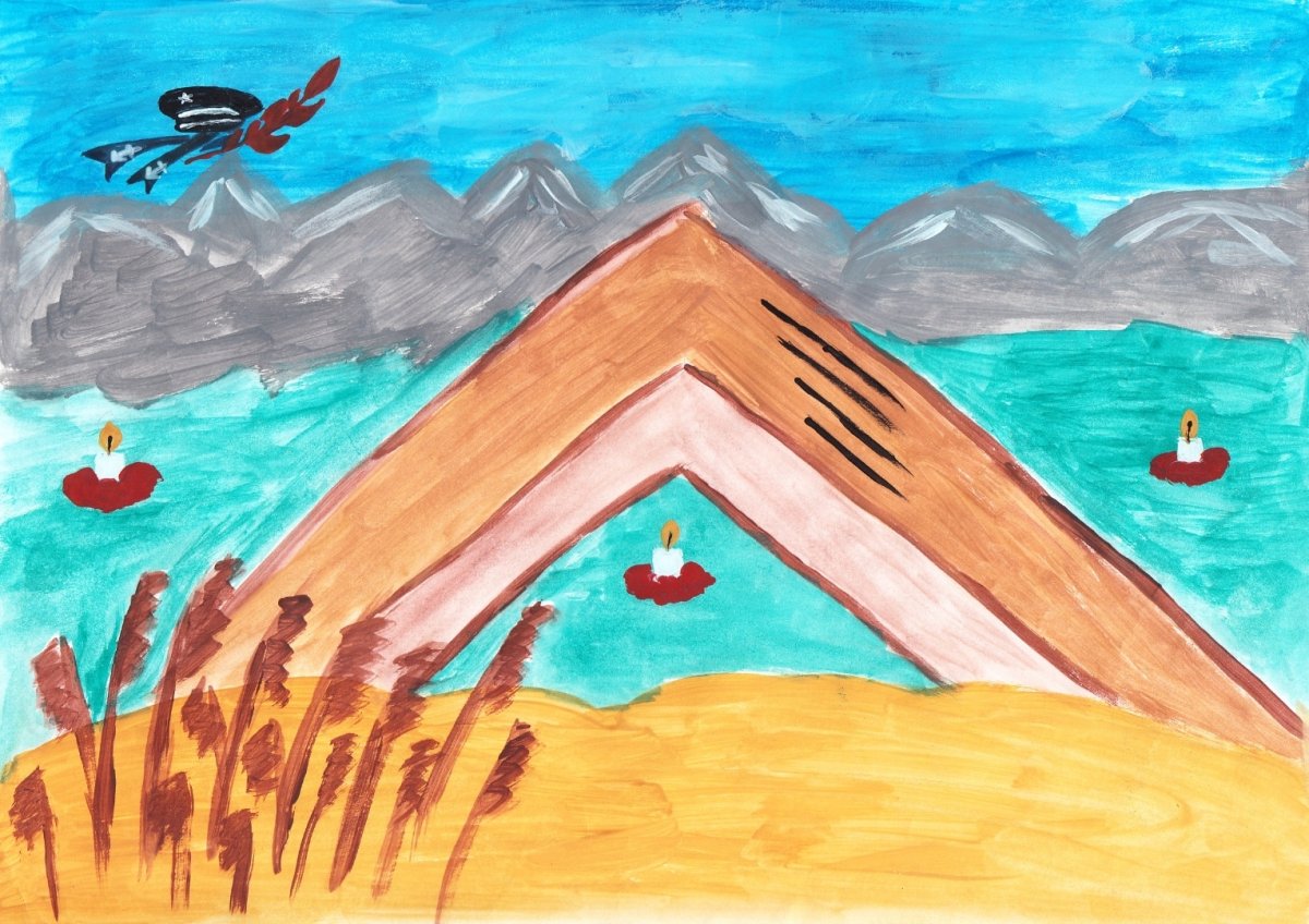 Город герой Новороссийск рисунок