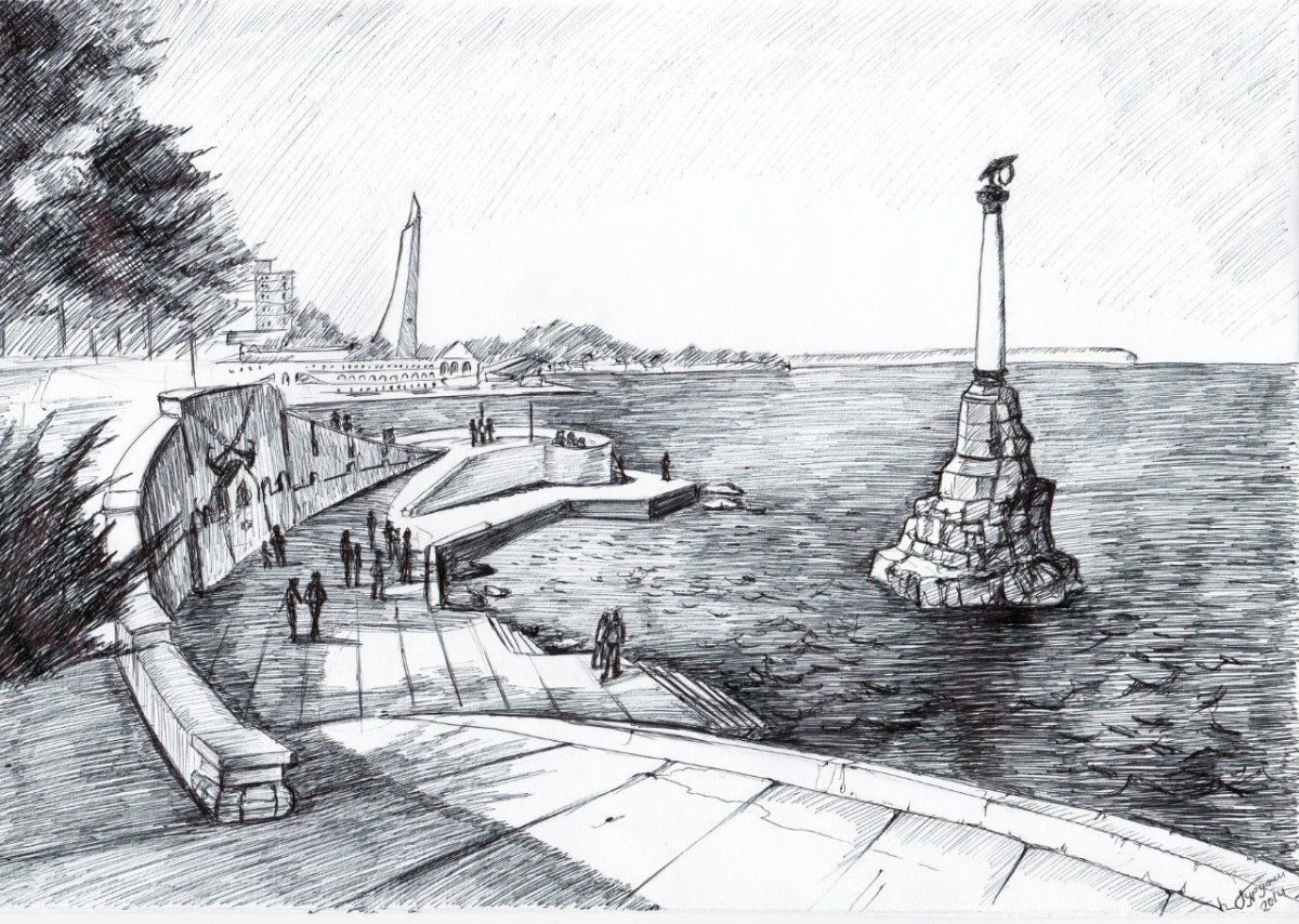 Рисунок новороссийск