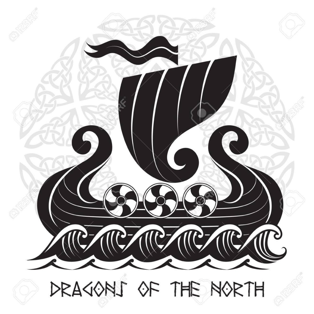 Драккар орнамент