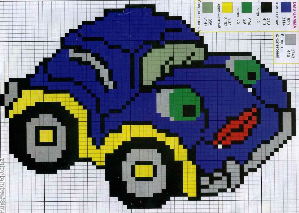 Рисунки по пикселям