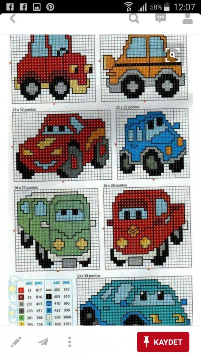 Рисунки по клеточкам