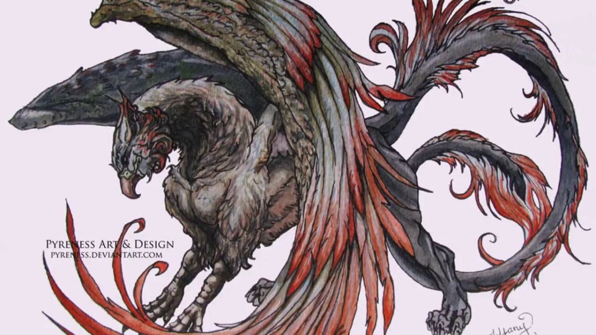 Мифологические животные тату