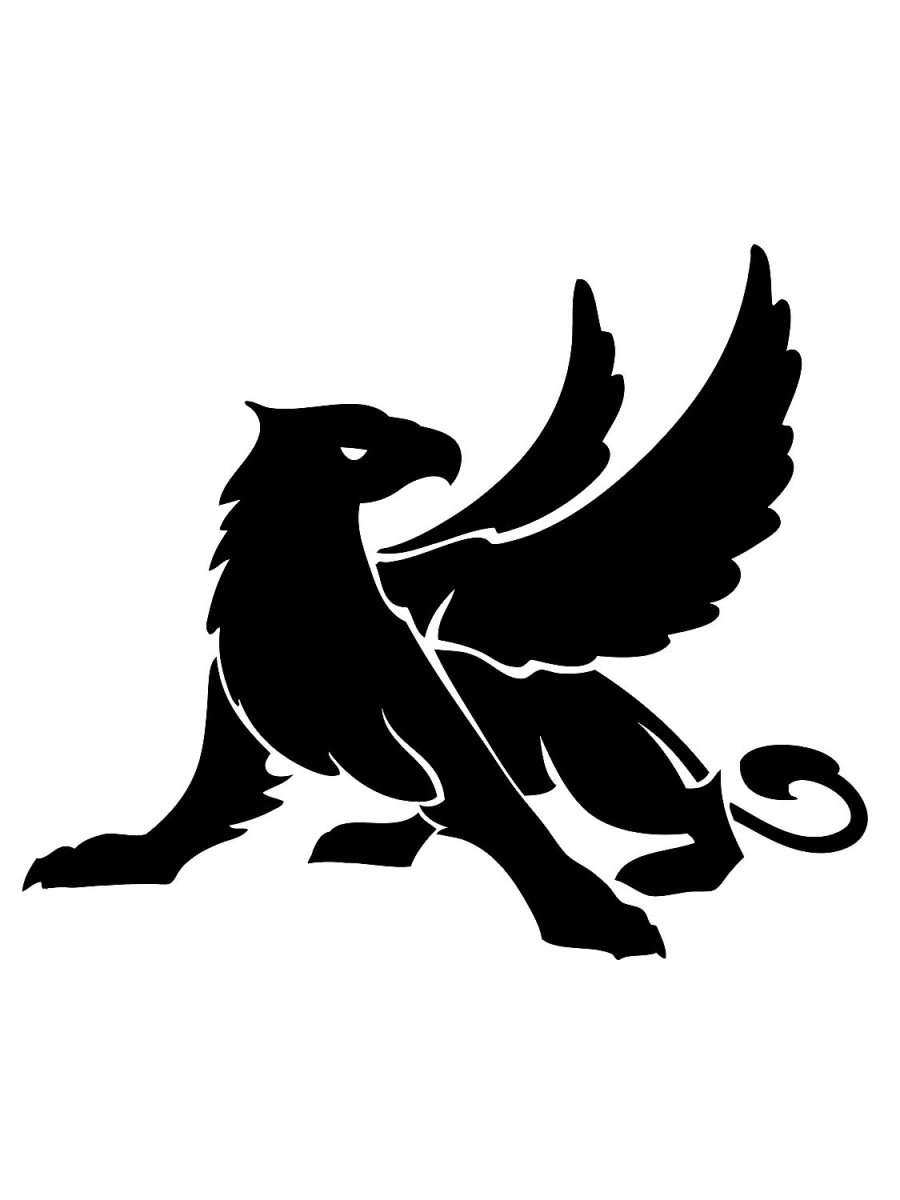 Трафареты для стен Грифон