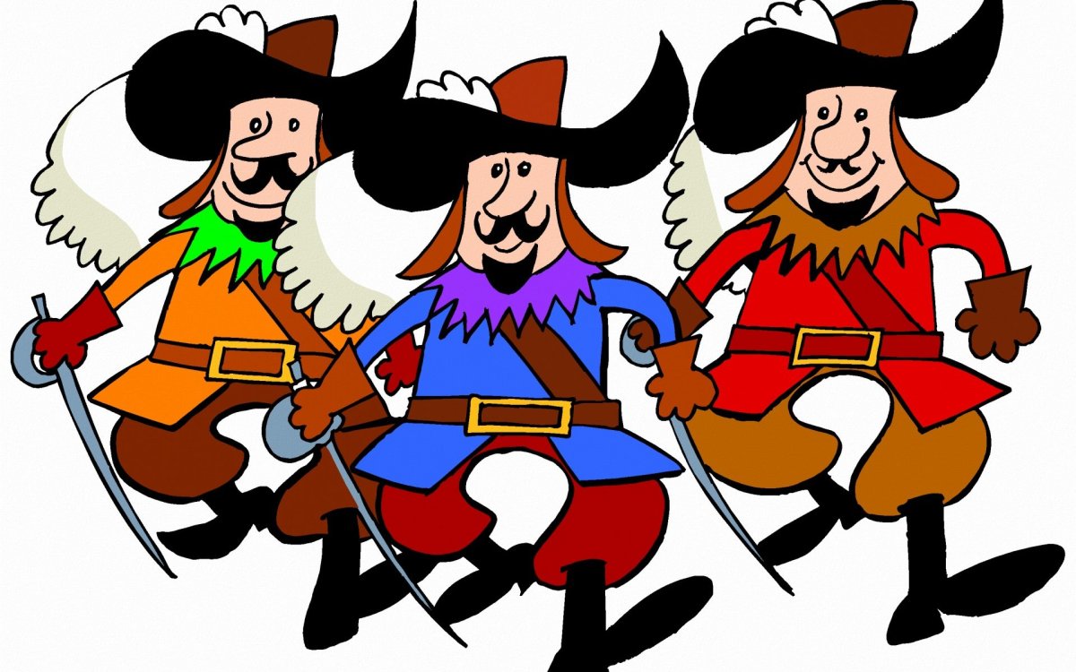 Три мушкетера иллюстрации