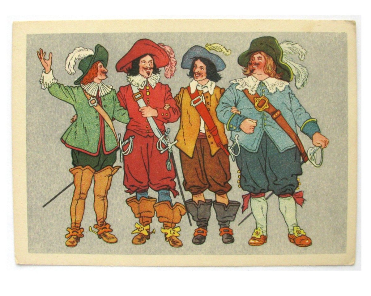 Д'Артаньян и три мушкетера иллюстрации