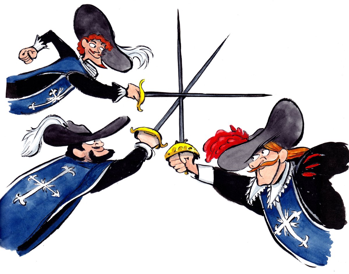 Атос Портос Арамис мульт