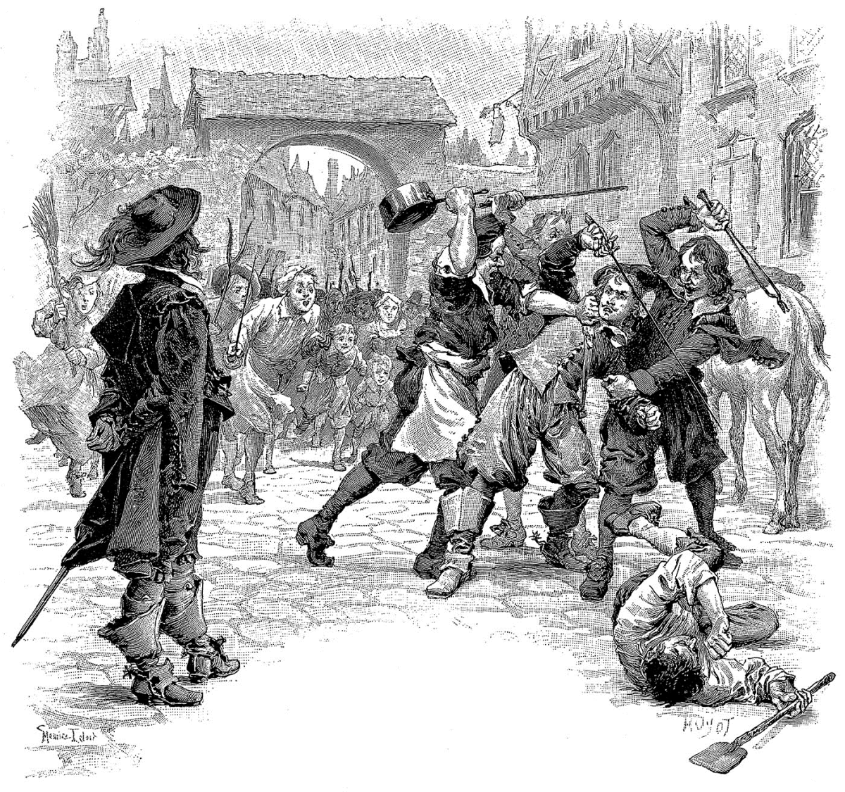 Морис Лелуара три мушкетера