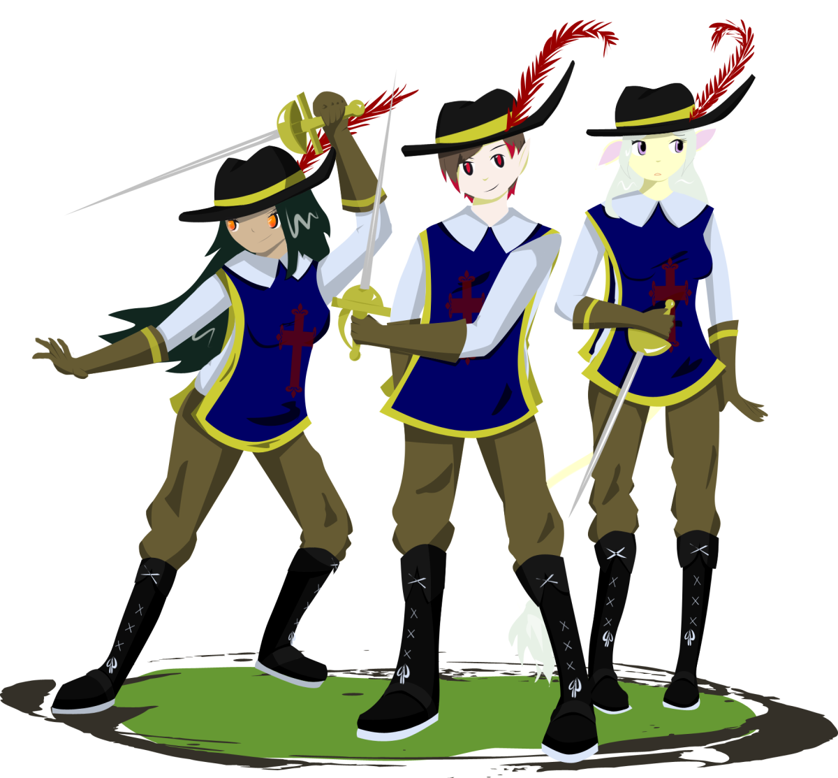 Мушкетеры мультяшные