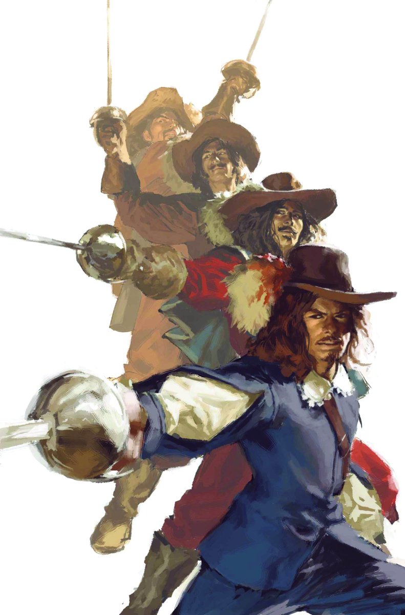 Три мушкетера силуэт