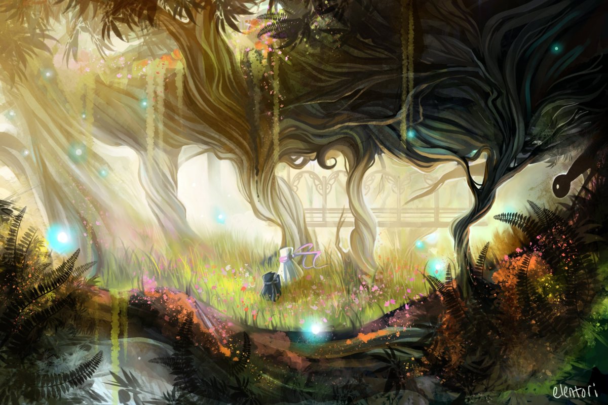 Панорама сказочного леса