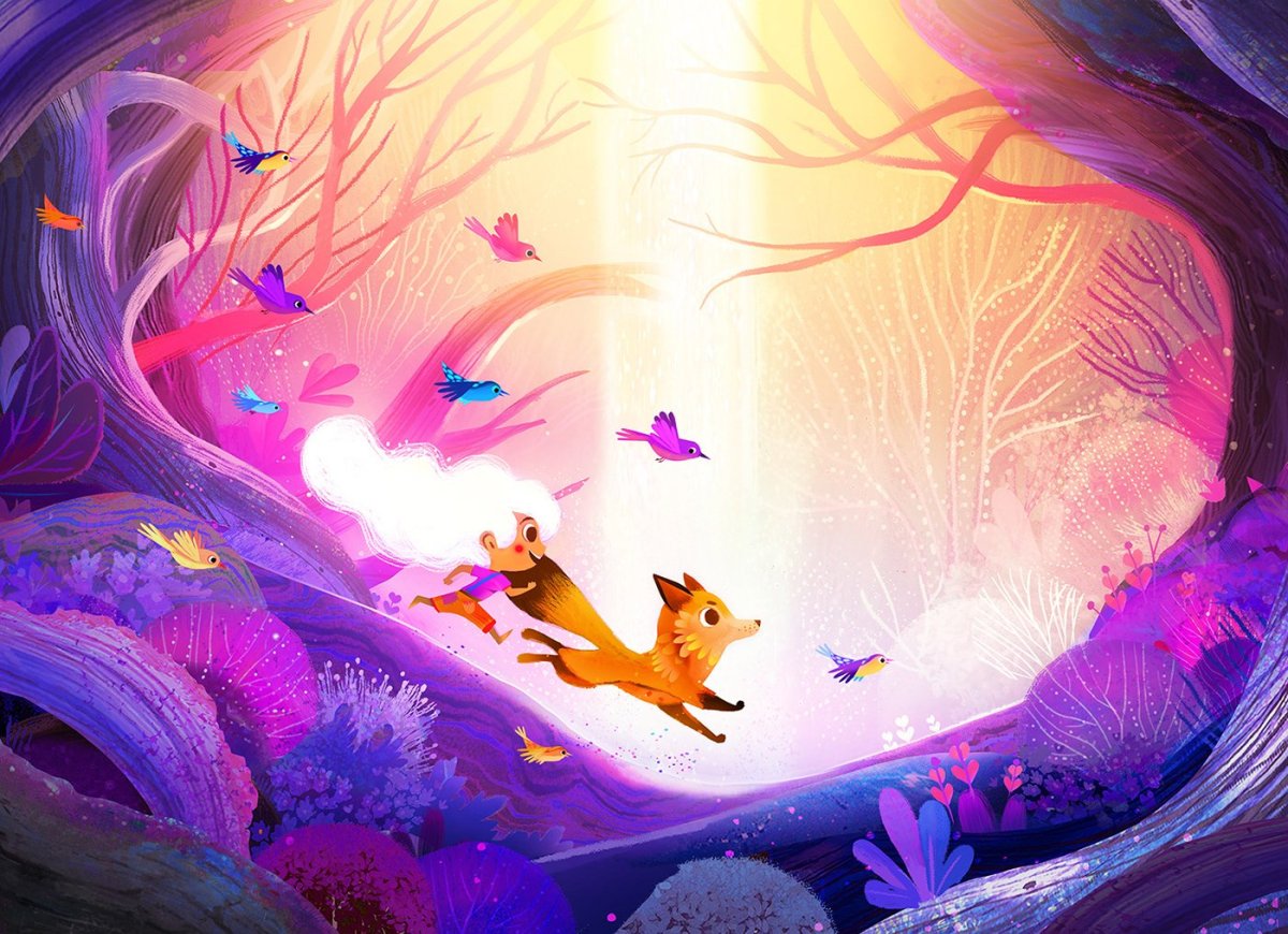 Лес из сказки