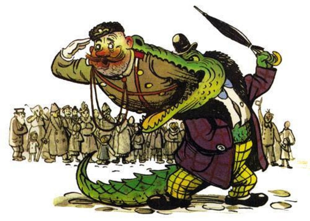 Чуковский крокодил и галоши