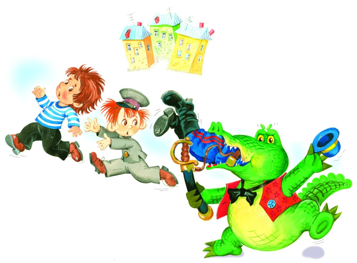 Чуковский крокодил иллюстрации Сутеева