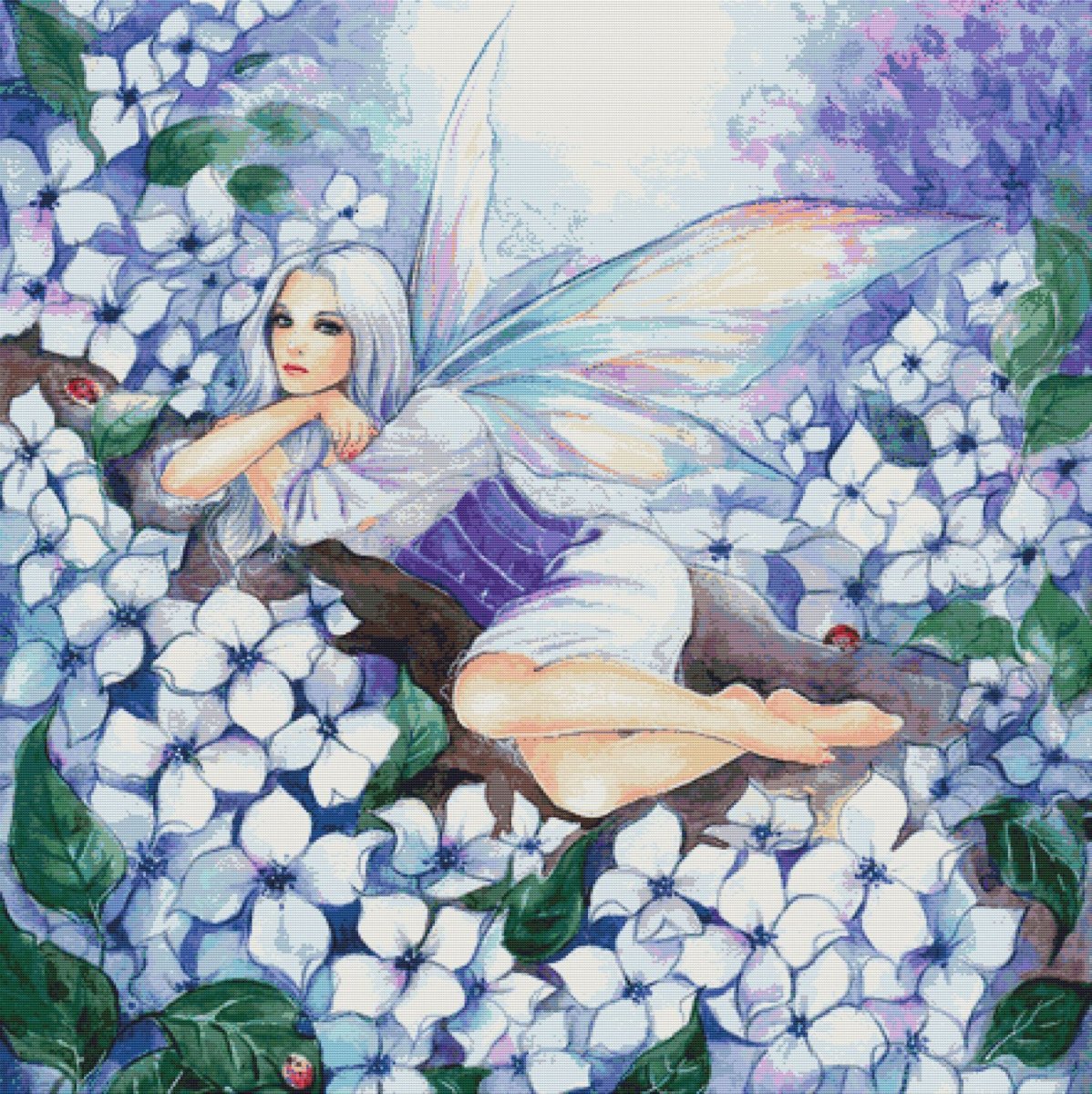 Принцесса и Эльф раскраска