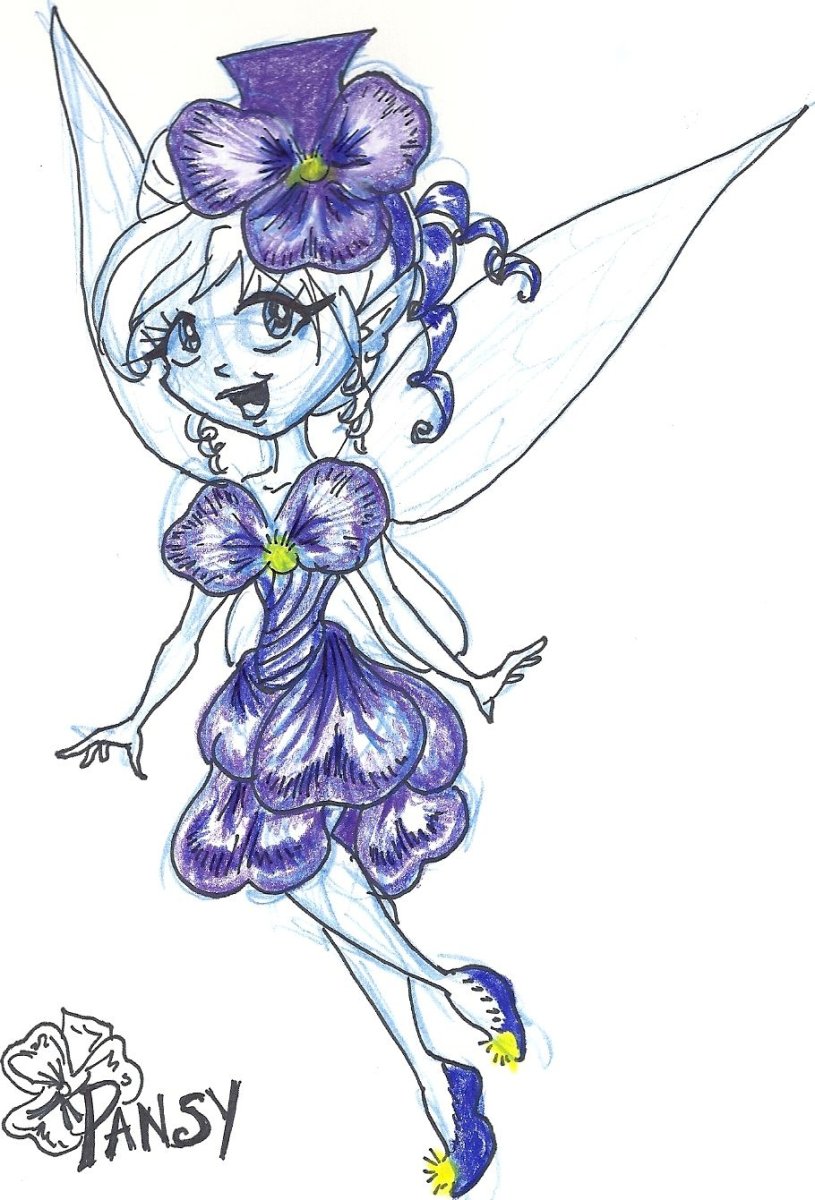 Рисунок на тему Фея