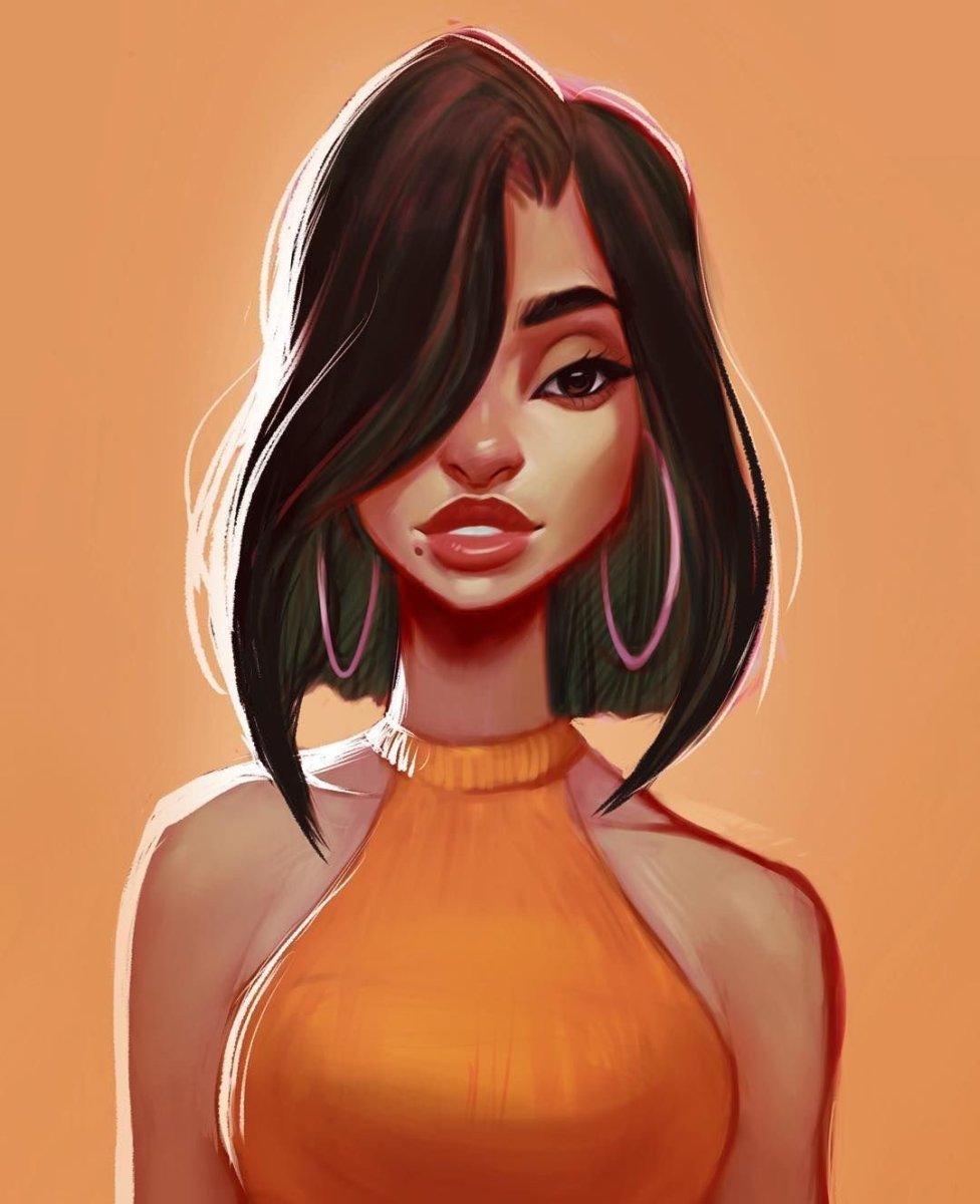 Девушки в мультяшном стиле