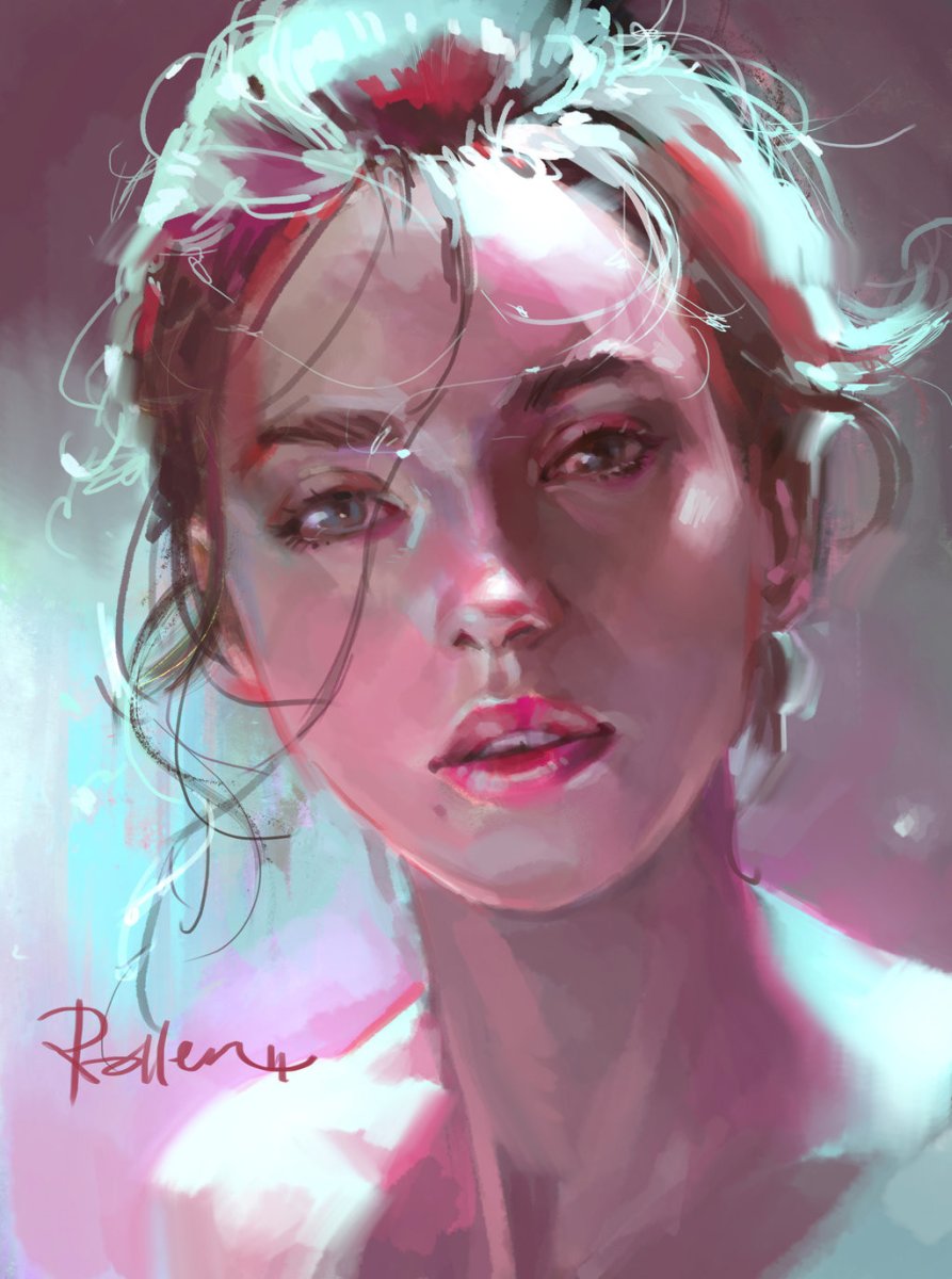 Туториал диджитал портрет